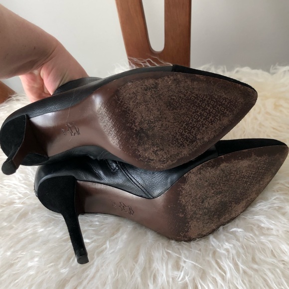 ❌SOLD❌Leather Cap Toe TORY BURCH Boots 7 EUC - Picture 5 of 6